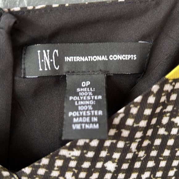 I.N.C size 0P floral mix new dress - Picture 5 of 8